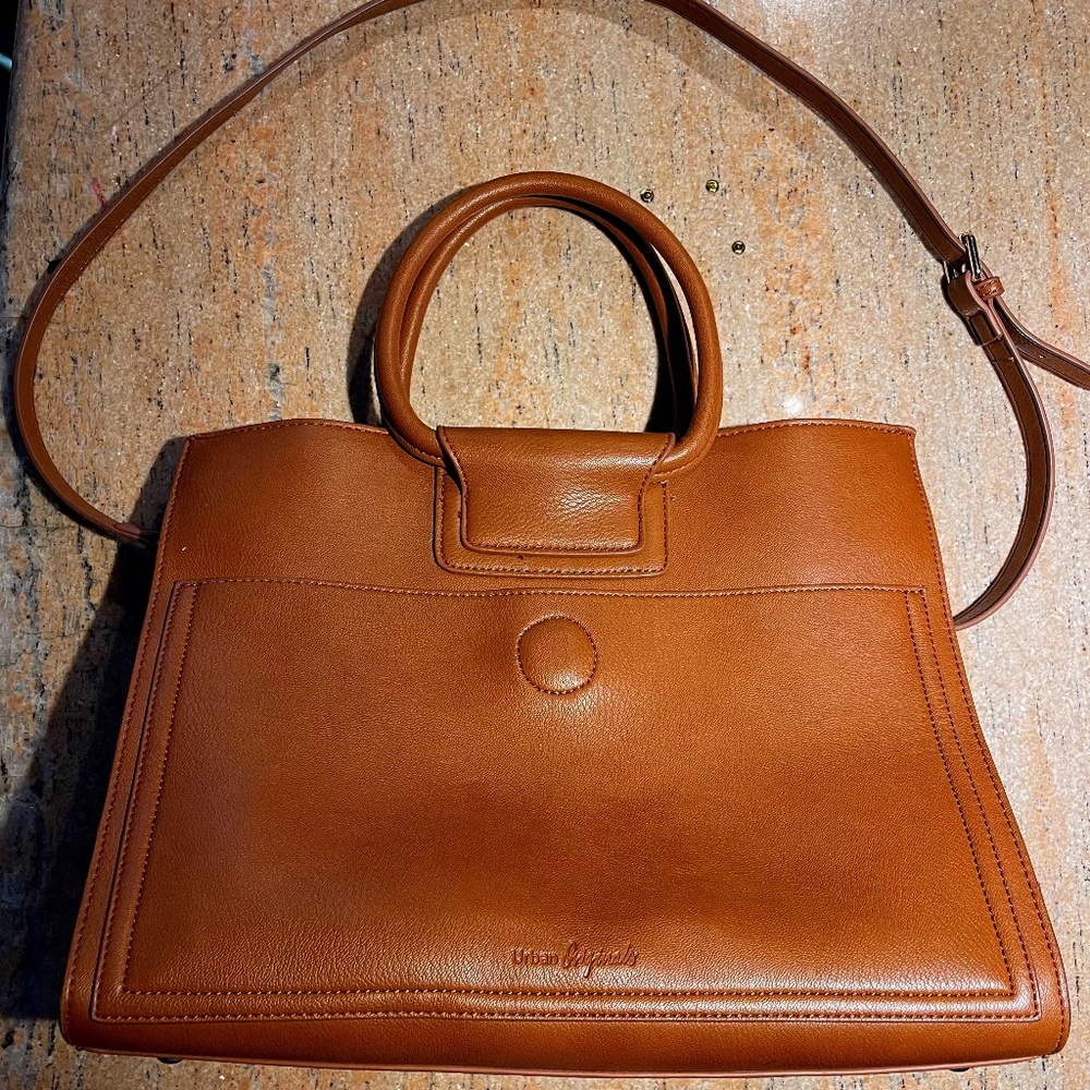 womens hand bag, shoulder bag, brown